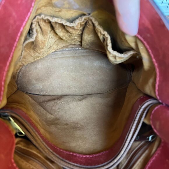 Patricia Nash Leather Otavia Spring Floral Bucket Bag & Matching Wallet - Picture 7 of 14